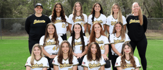 Group portrait of PHSC's Women's Softball Team