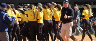 PHSC Women's Softball Celebrate on field