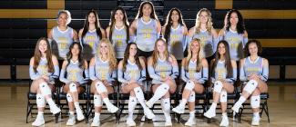 Team portrait of the Women's Volleyball Team